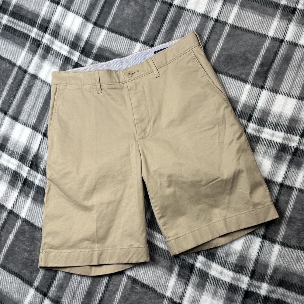 Cremieux Soho Slim Fit Shorts Mens 30 Khaki Comfort Stretch NWT Read